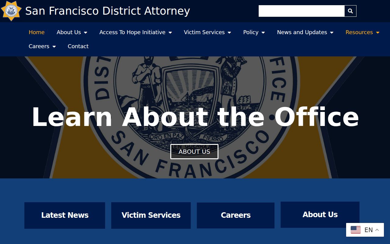 San Francisco criminal history District Attorney charging office