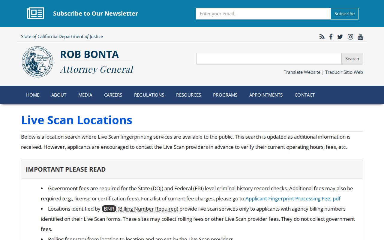 San Francisco County criminal record Live Scan provider locations